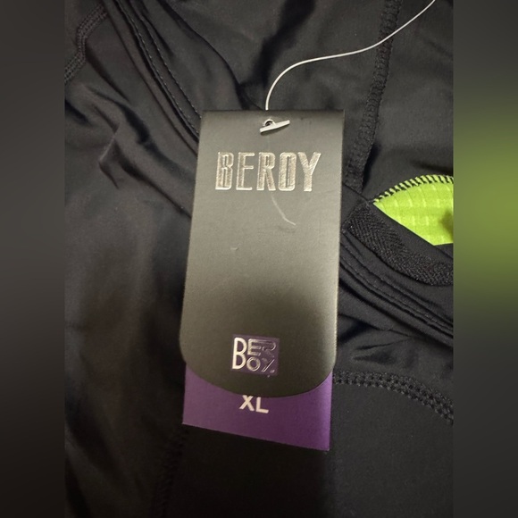 Stylish Black and Pink Women's Bike Shorts - Picture 2 of 4